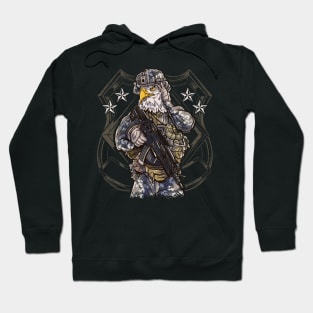 American Eagle Military Soldier Warrior Patriotic USA Hoodie